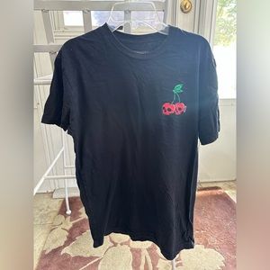 Cherry Skull Graphic T-Shirt